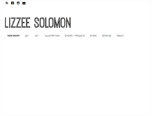 Tablet Screenshot of lizzeesolomon.com